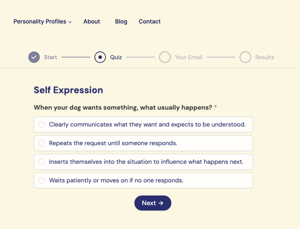 Quiz Screenshot